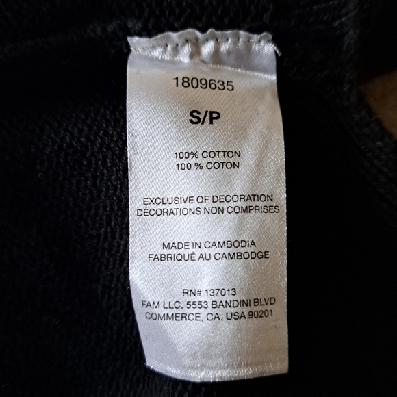 ❤️Gap Turtleneck Sweater Women's Small Black Split Hem Chunky Knit Ribbed … - Picture 11 of 15